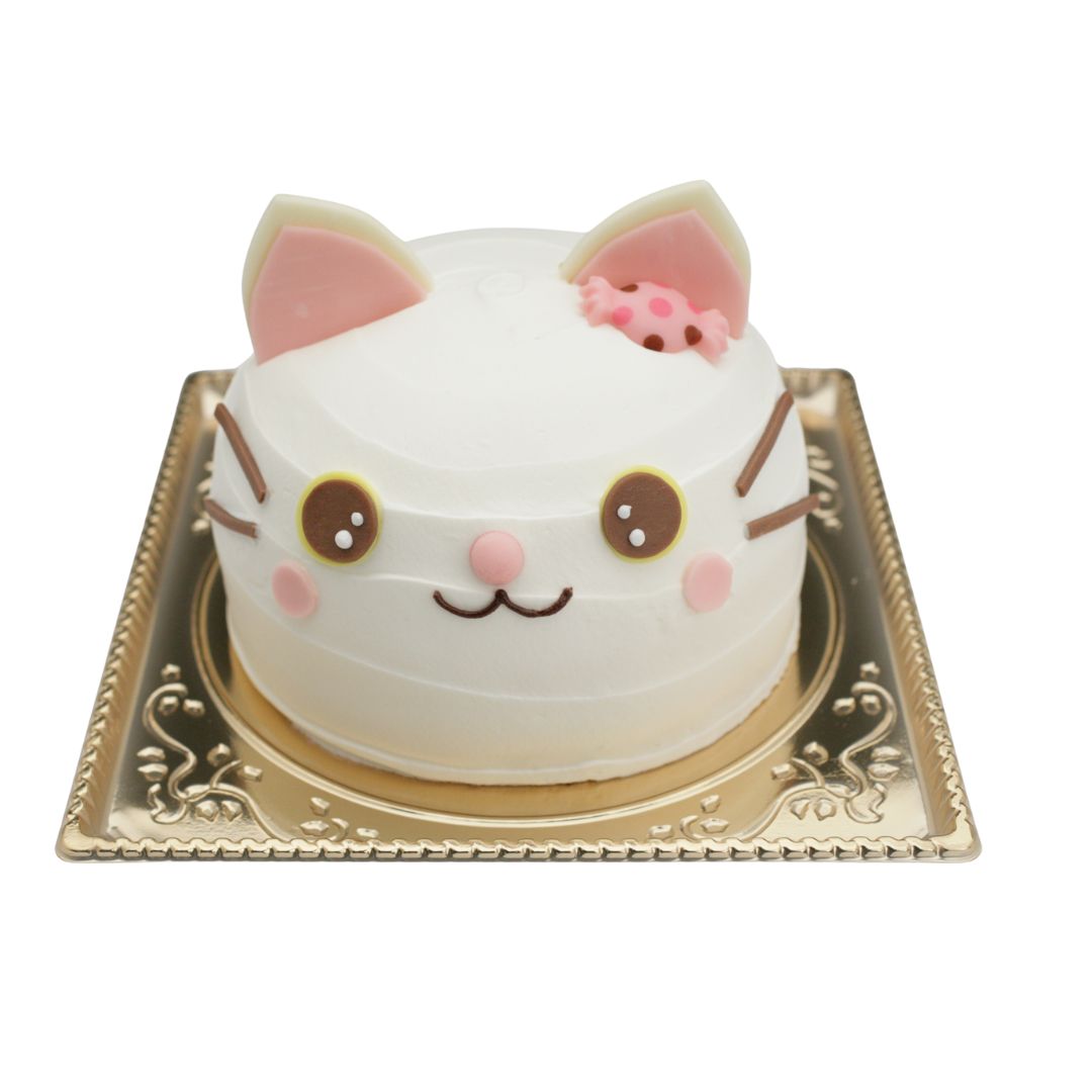 かわいいネコちゃんケーキ ‐ お菓子処 菜菓亭