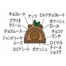 画像をギャラリービューアに読み込む, プラリネ・ショコラ・ノエル  クリスマスケーキ　●2025
