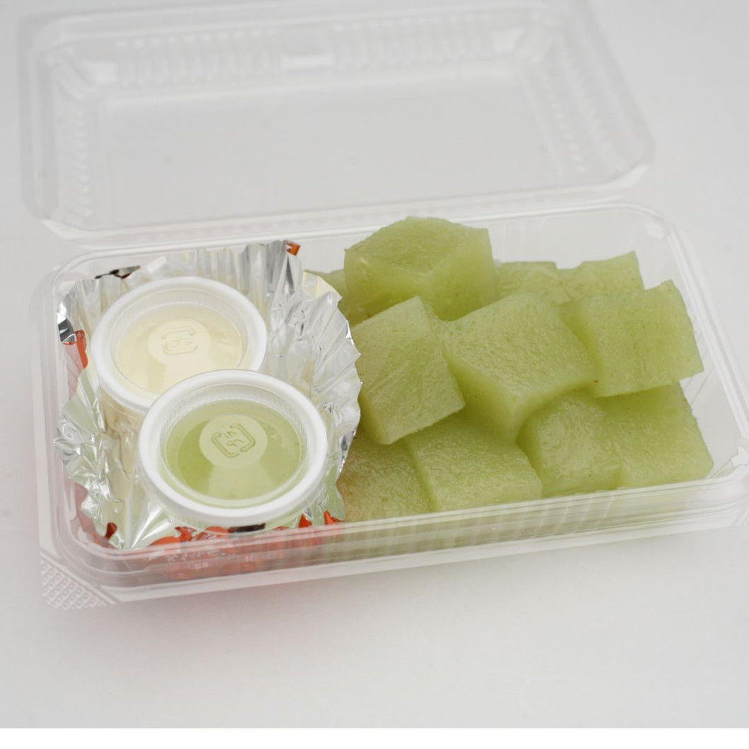 青りんごのわらびもち