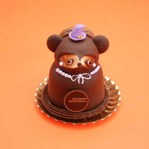 ハロウィンぽんぽこたぬき　ハロウィンケーキ