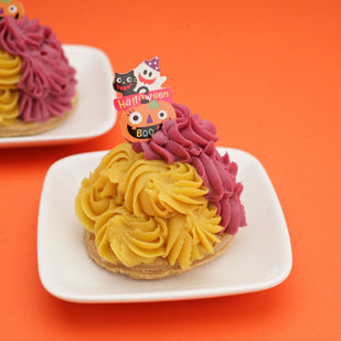 ハロウィン紫ポテト＆パンプキン　ハロウィン ケーキ