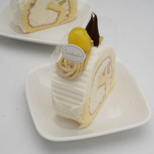 キャラメルモンブランロール 小物ケーキ