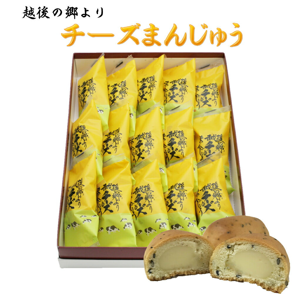 チーズまんじゅう 15個入り - 新潟菓子工房菜菓亭