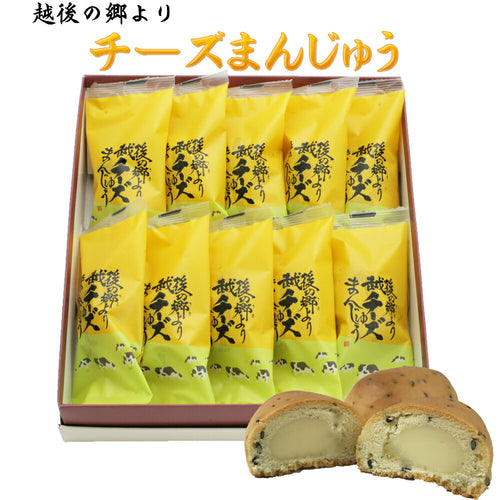 チーズまんじゅう 10個入り - 新潟菓子工房菜菓亭